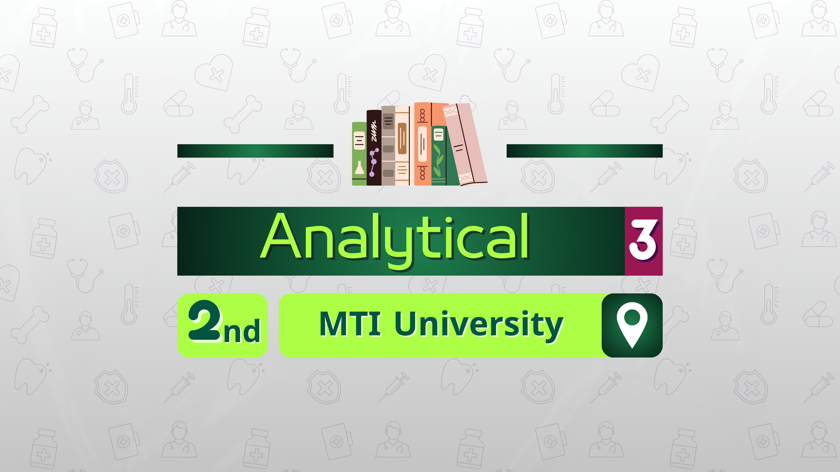Analytical 3 | 2nd year, semester 1| MTI University
